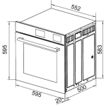 Robam 老板 CQ926H01 60厘米 73公升 嵌入式 蒸汽焗爐